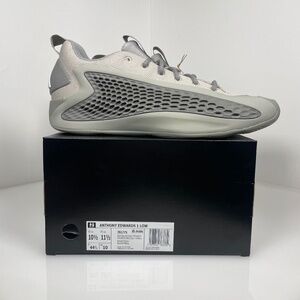 Anthony Edwards A.E.1 Low Adidas (Metallic Grey) Men's Shoes JS1775 Size 10.5